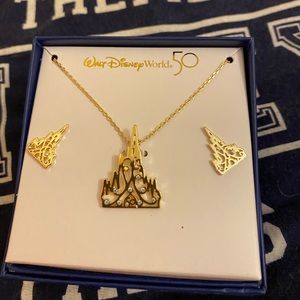 Disney Earrings and Necklace